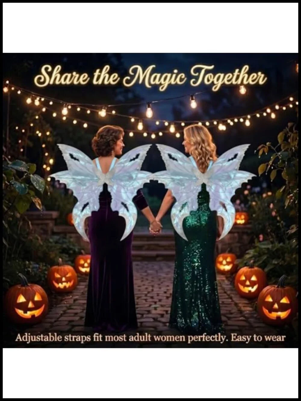Adult Fairy Wings Costume Accessory - Butterfly Wings for Women, Easter,